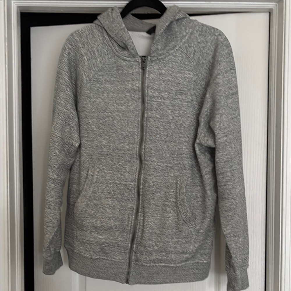 Fabletics Gray Zip-Up Hoodie